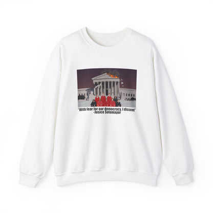 Democracy Supreme Justice | Unisex Heavy Blend™ Crewneck Sweatshirt