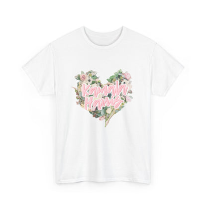 Kamala Harris Heart Flowers Arianators | Unisex Heavy Cotton Tee