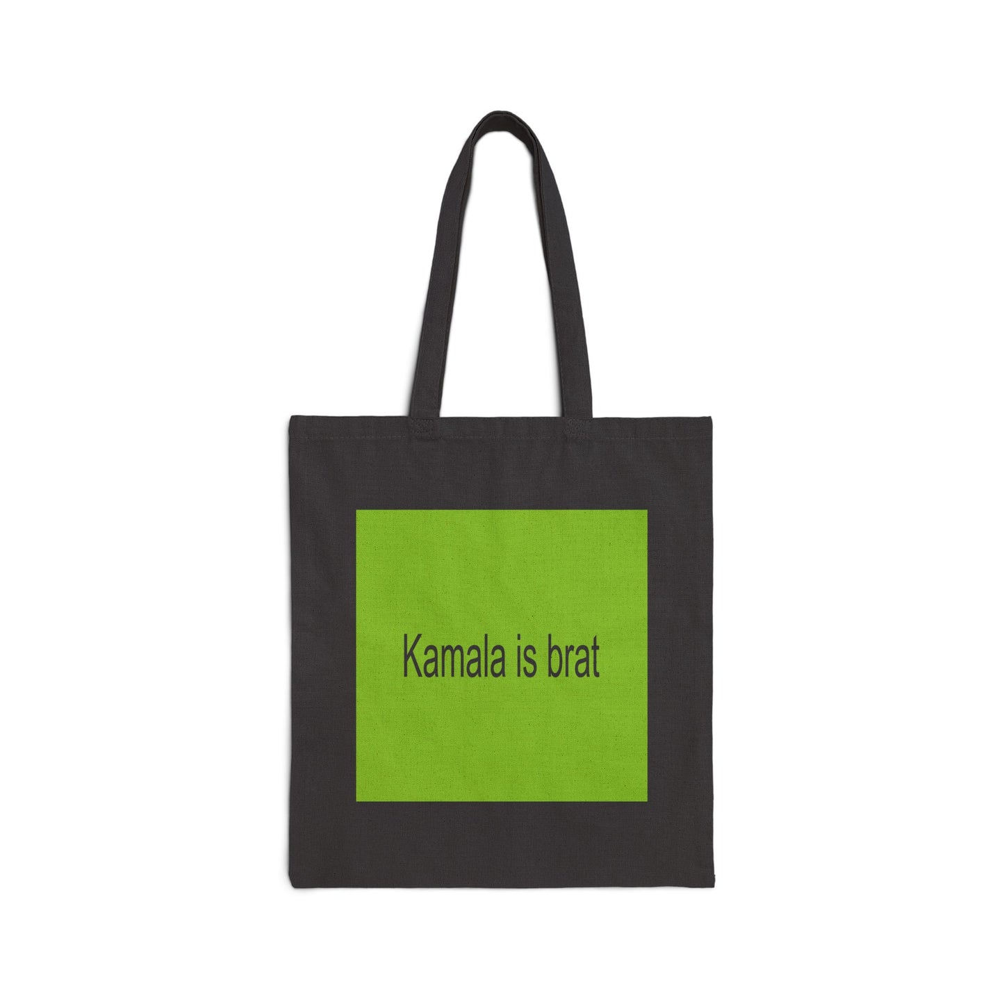 Kamala Is Brat | Cotton Canvas Tote Bag