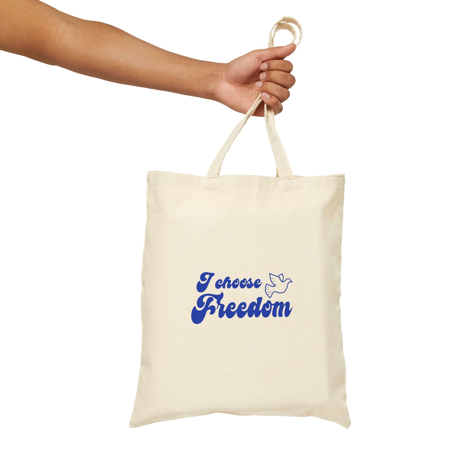 I Choose Freedom | Cotton Canvas Tote Bag