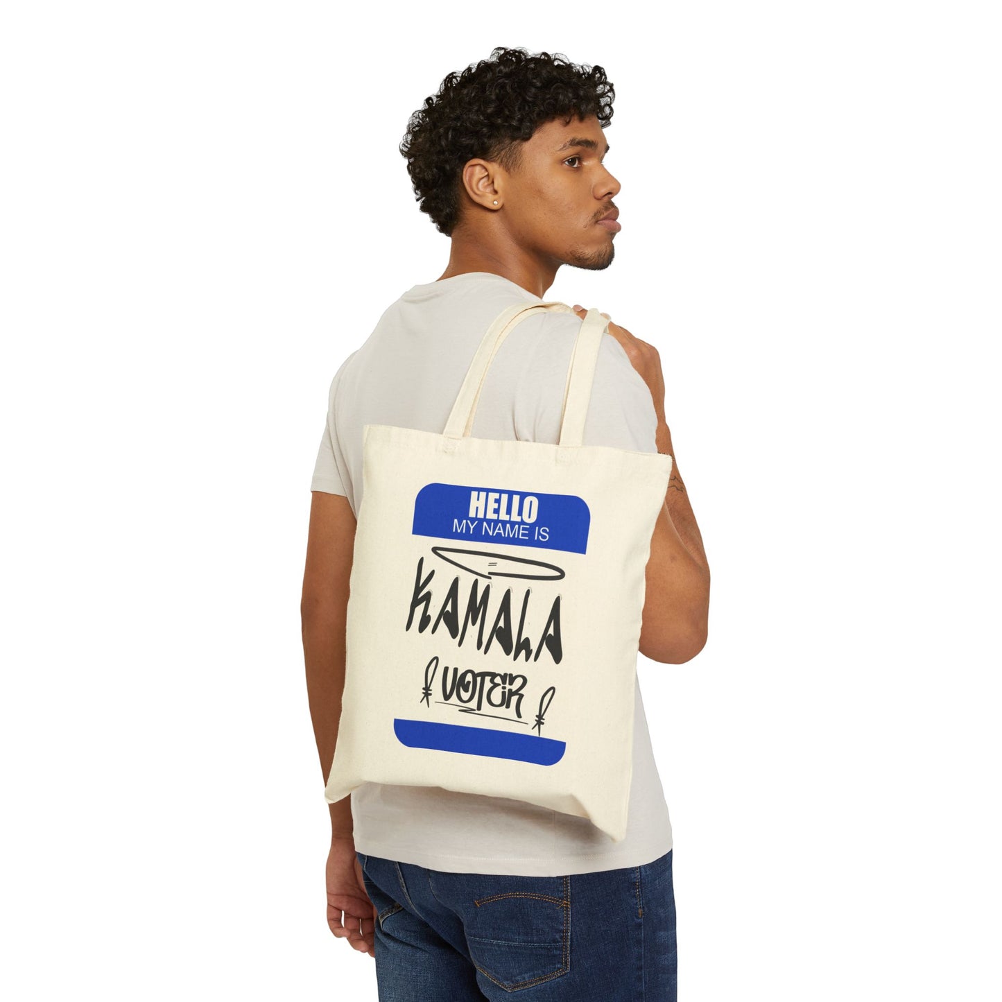 Kamala Voter 5627 | Double Sided Cotton Canvas Tote Bag