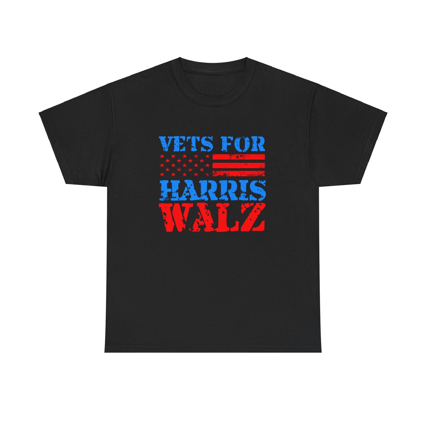 Veterans for Harris Walz | Unisex Heavy Cotton Tee