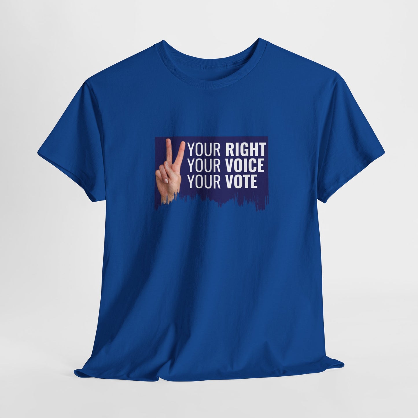 Your Right Your Voice Your Vote | Unisex Heavy Cotton Tee