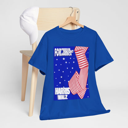 For Democracy Harris Walz | Unisex Heavy Cotton Tee