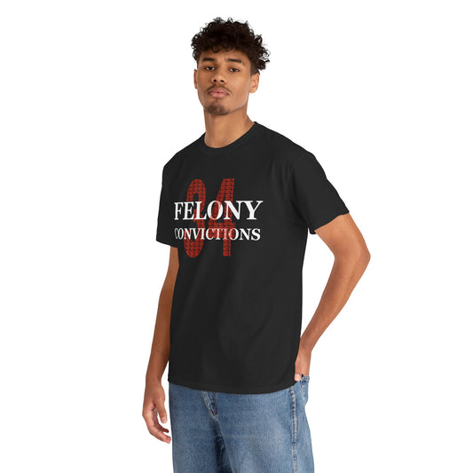 34 Felony Conviction | Anti Trump Unisex Heavy Cotton Tee