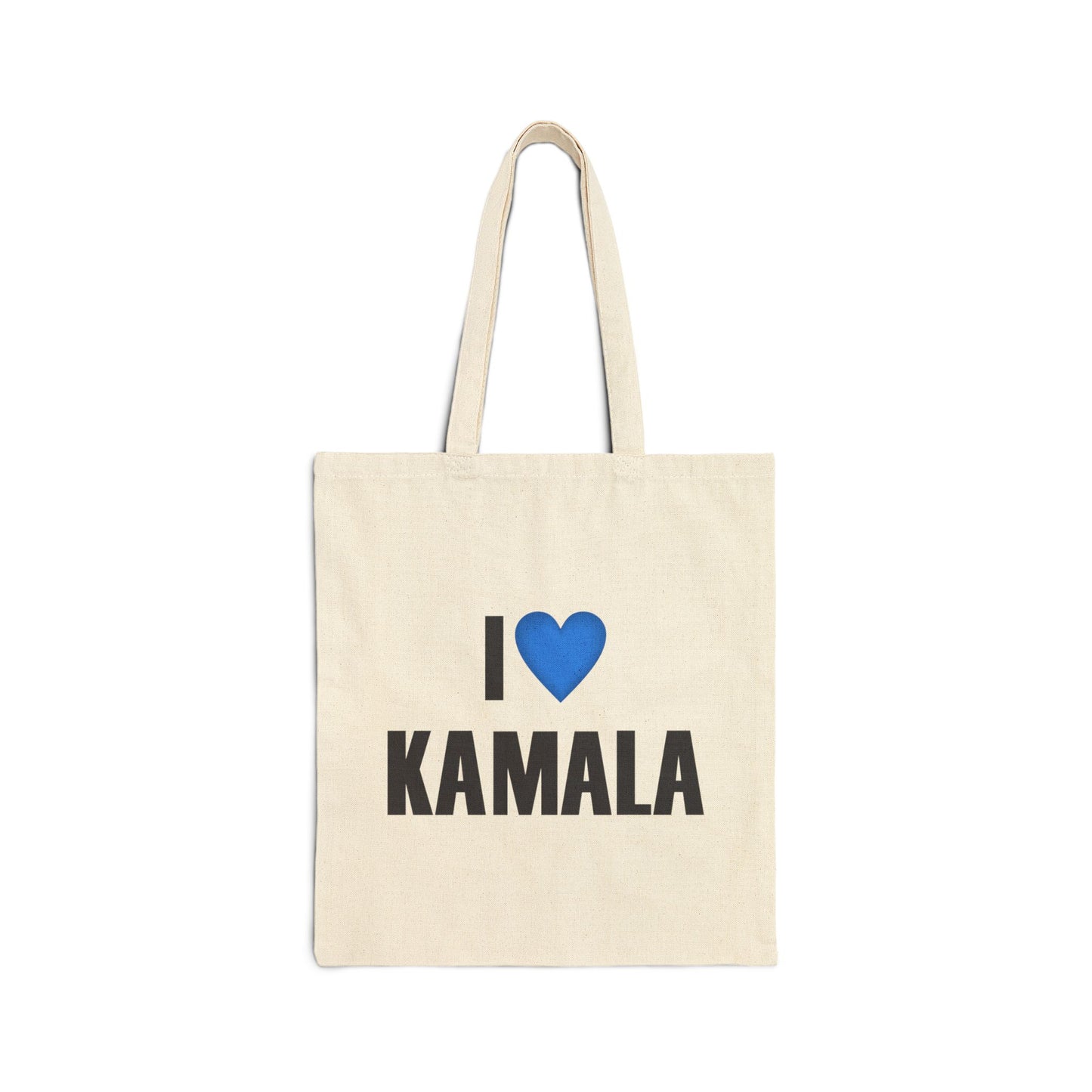 I Love Kamala | Cotton Canvas Tote Bag