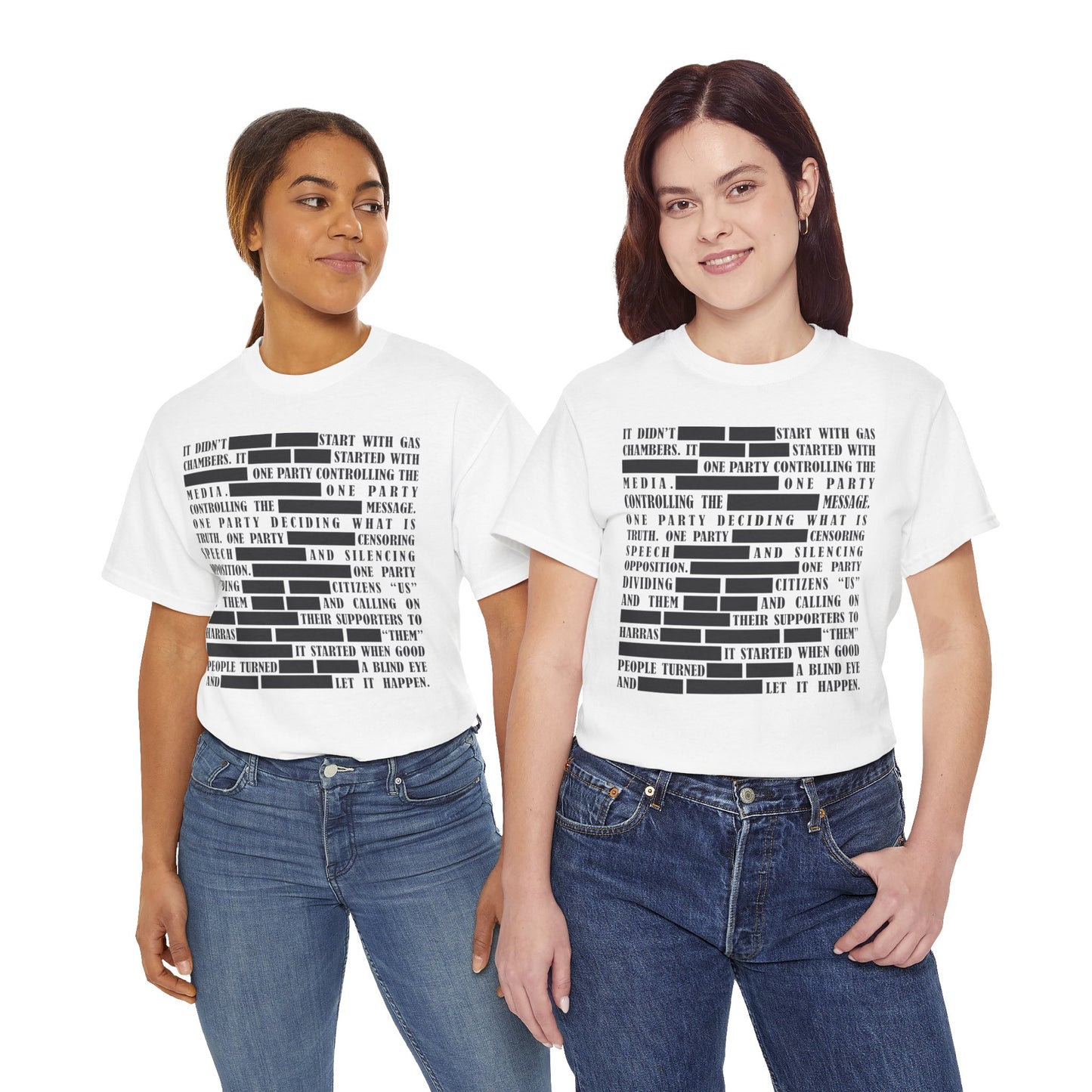 Censored Text | Unisex Heavy Cotton Tee