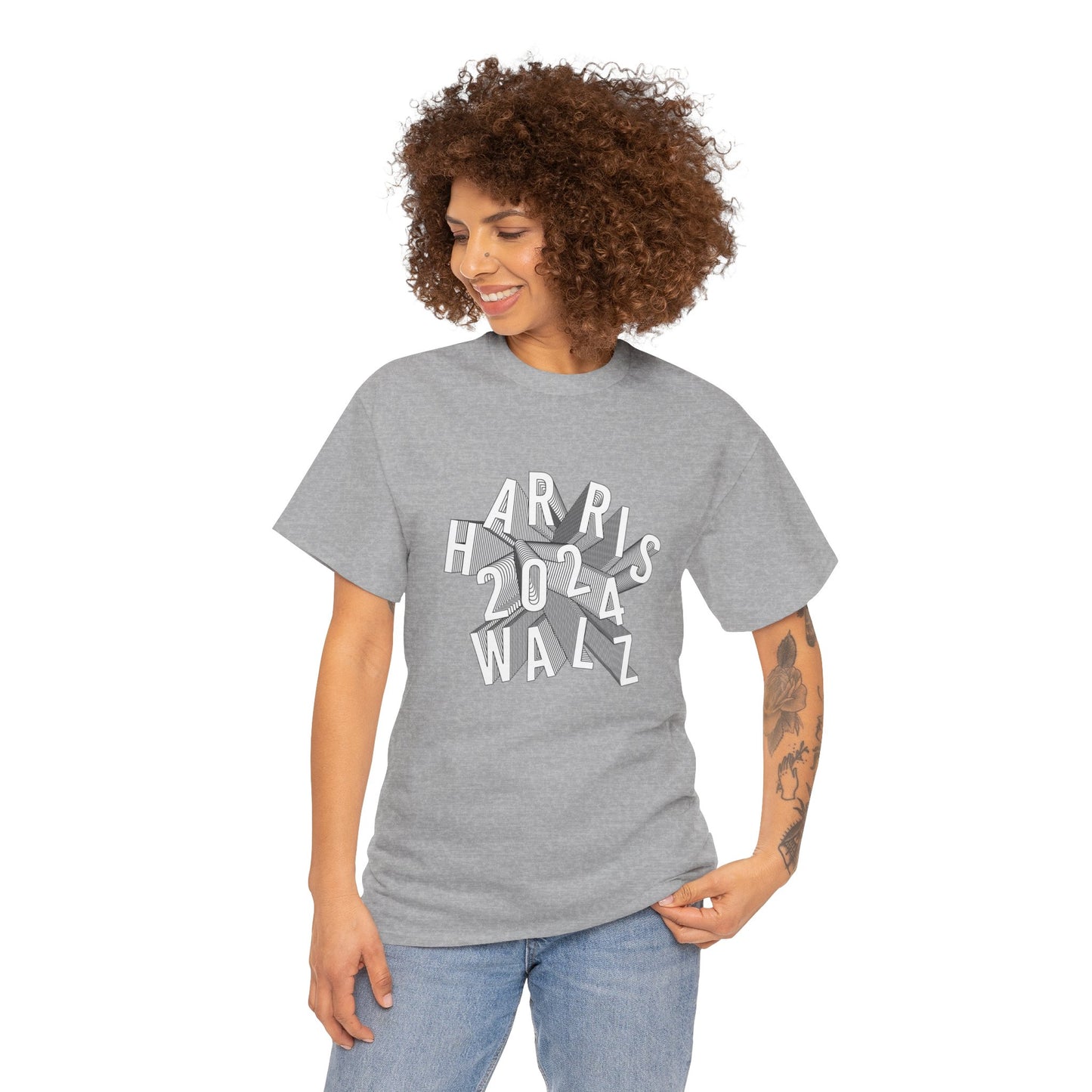 Harris Walz Motion | Unisex Heavy Cotton Tee