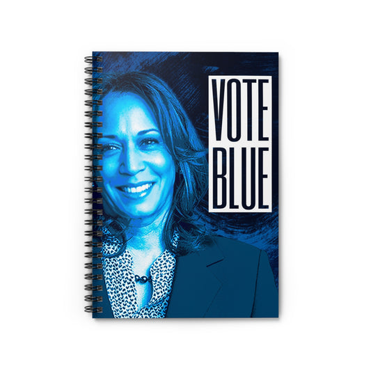 Vote Blue | Spiral Notebook - Ruled Line