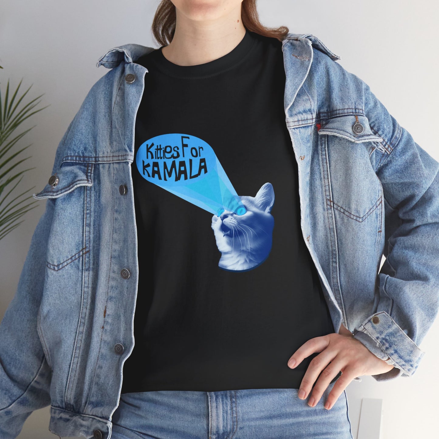 Kitties For Kamala | Unisex Heavy Cotton Tee