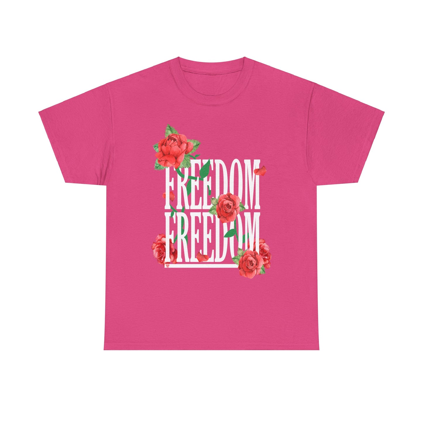 Freedom Red Rose | Unisex Heavy Cotton Tee