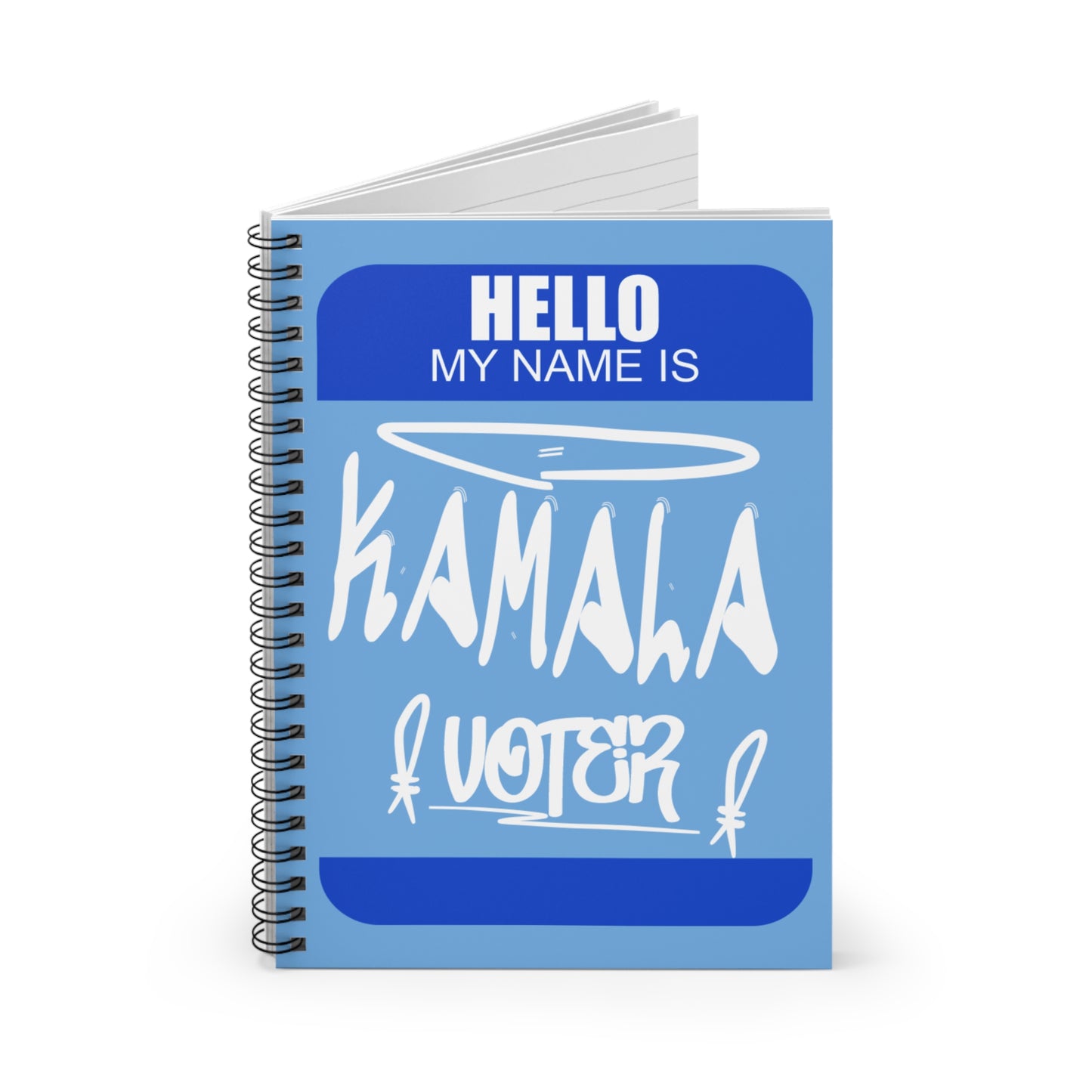 Kamala Voter Spiral Notebook - Ruled Line