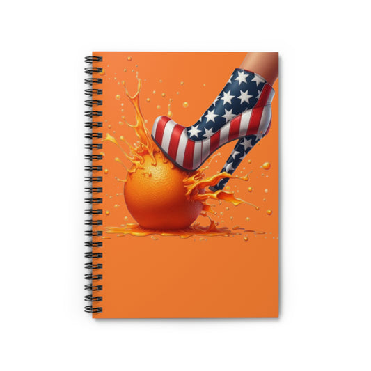 Orange Heels Spiral Notebook - Ruled Line