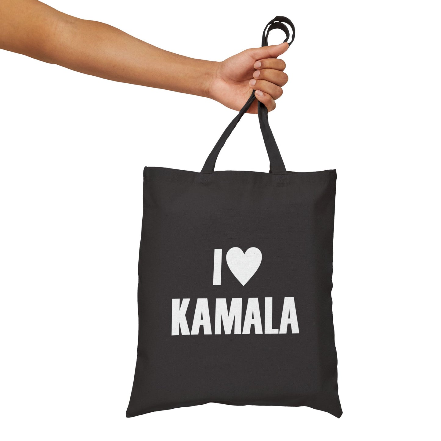 I Love Kamala | Cotton Canvas Tote Bag