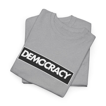 Democracy Black Box | Unisex Heavy Cotton Tee