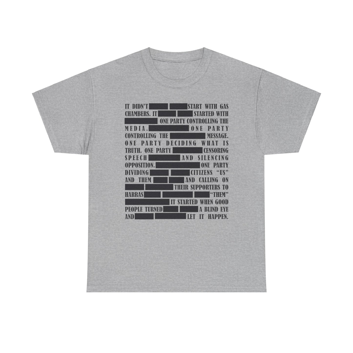 Censored Text | Unisex Heavy Cotton Tee