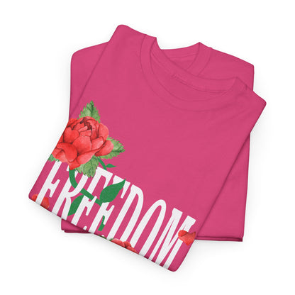 Freedom Red Rose | Unisex Heavy Cotton Tee