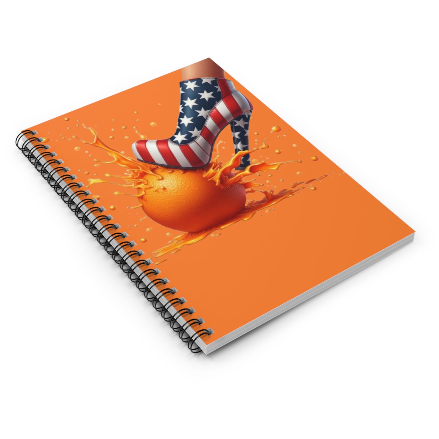 Orange Heels Spiral Notebook - Ruled Line