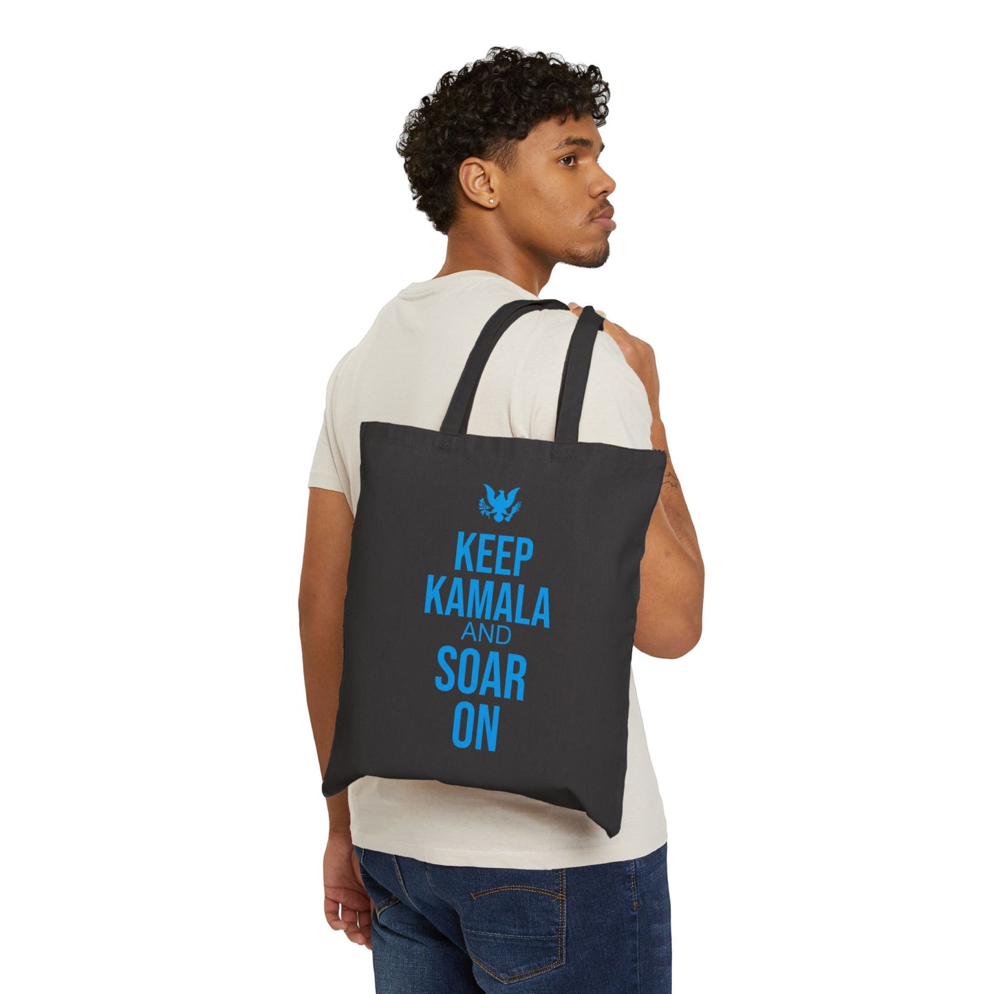 Keep kamala And Soar On | Cotton Canvas Tote Bag