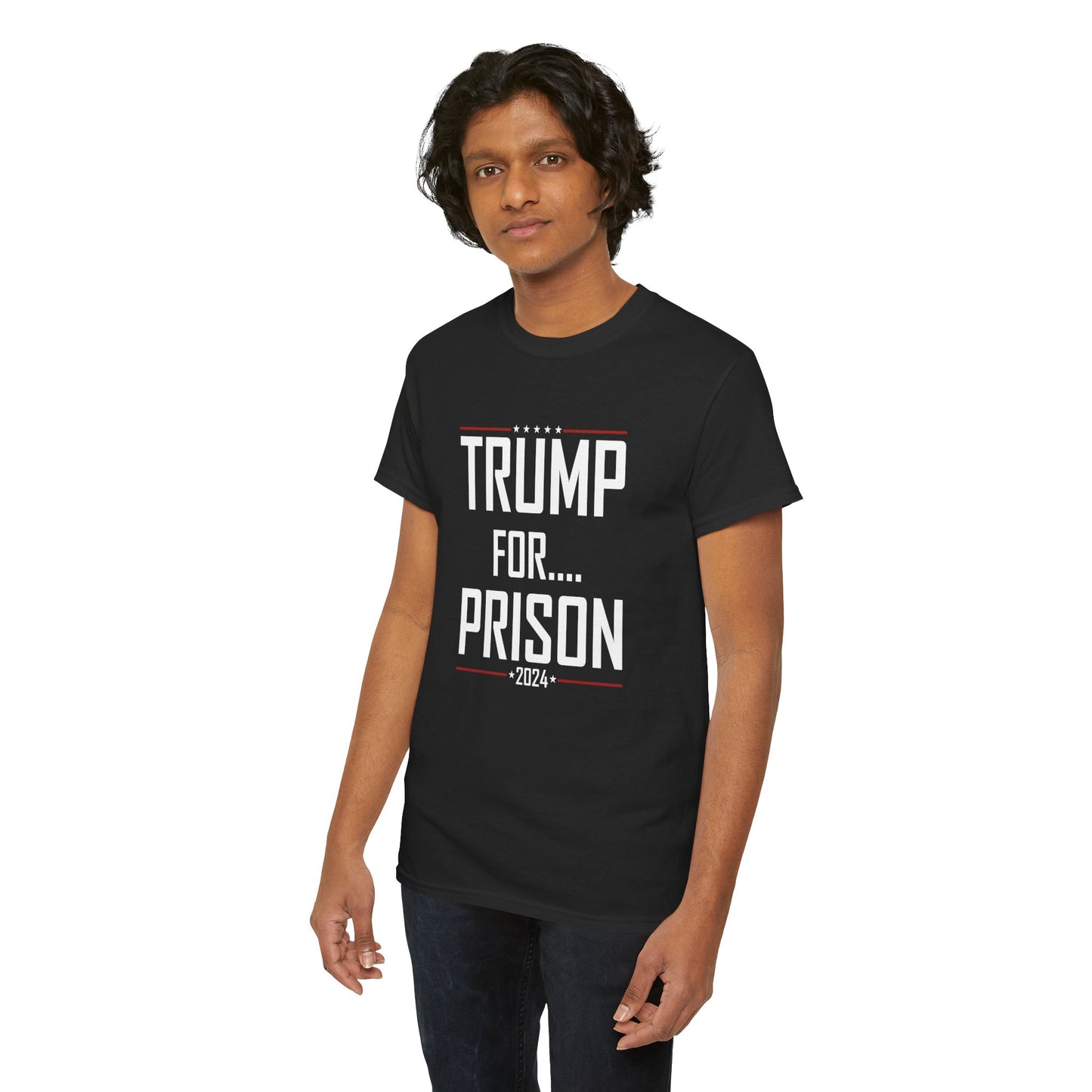 Trump for Prison 3 | Unisex Heavy Cotton Tee