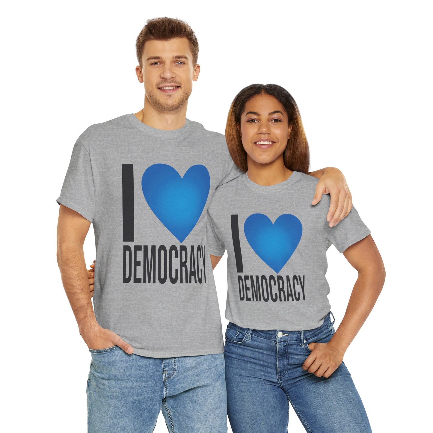 I Love Democracy | Unisex Heavy Cotton Tee