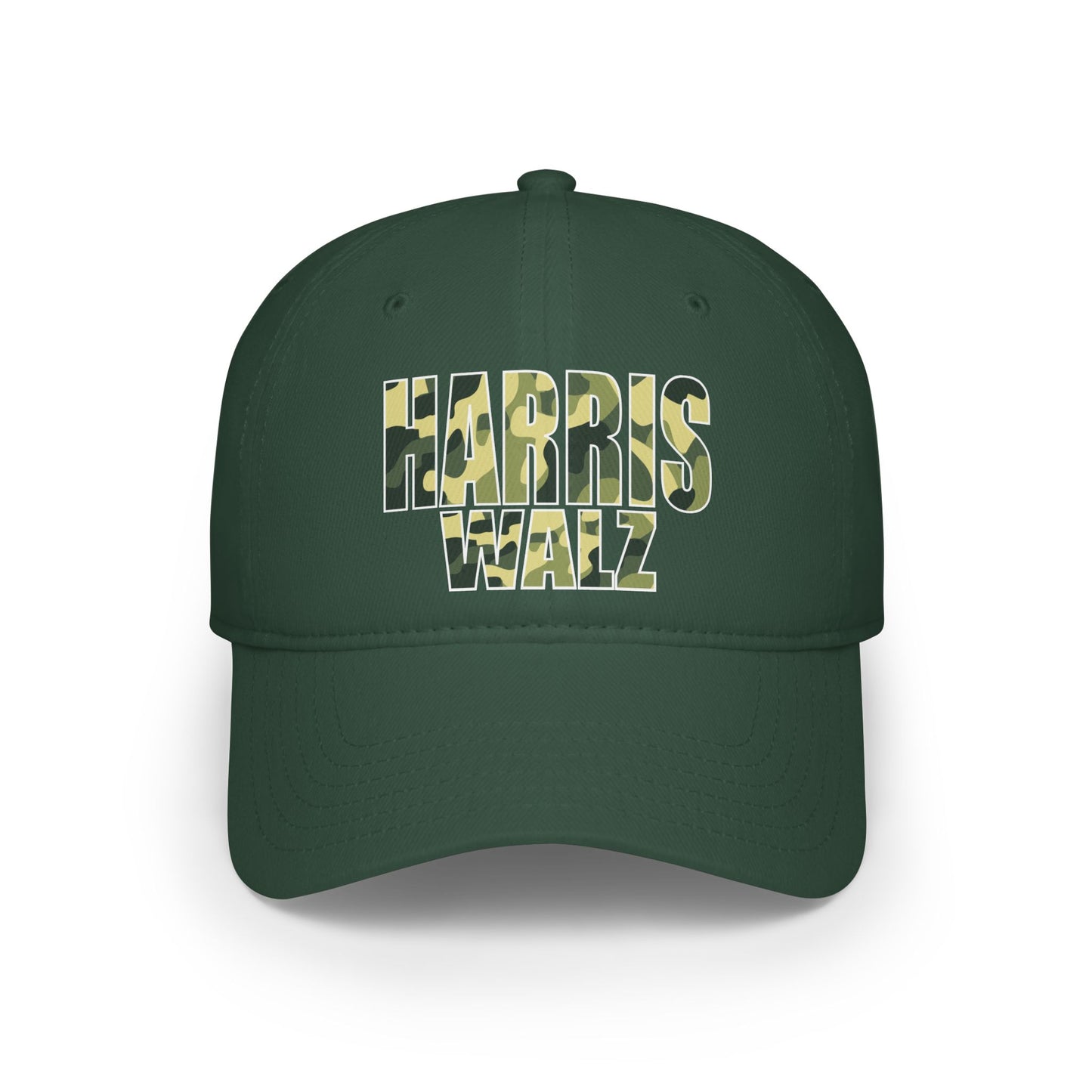 Harris Walz Green Camo | Low Profile Baseball Cap