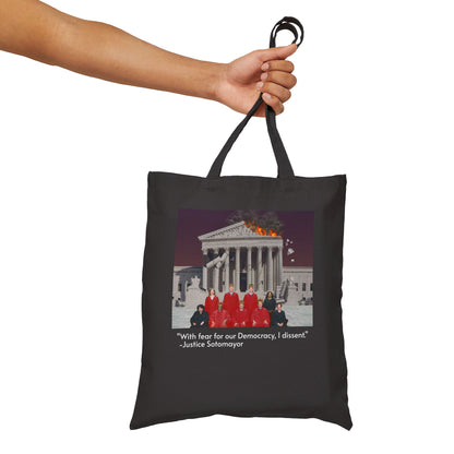 Supreme Justices | Cotton Canvas Tote Bag