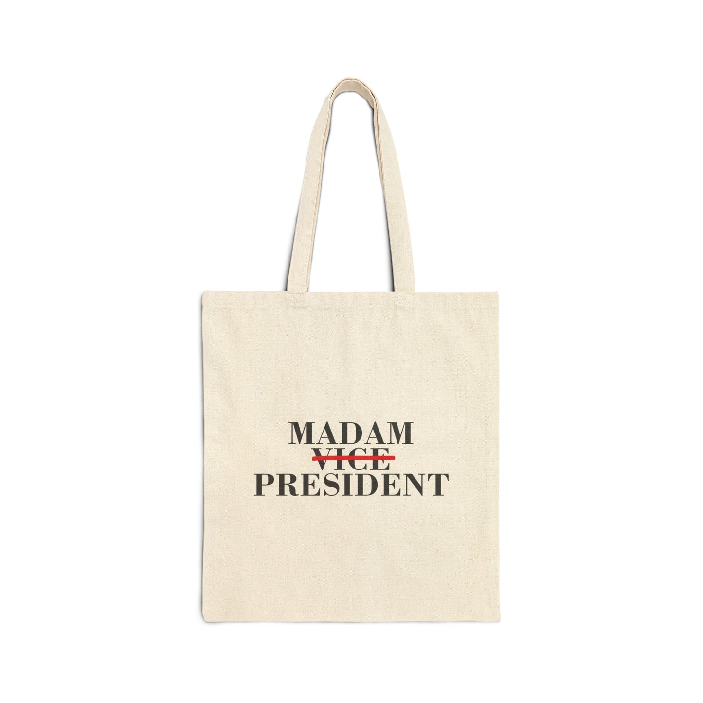 Madam President | Cotton Canvas Tote Bag