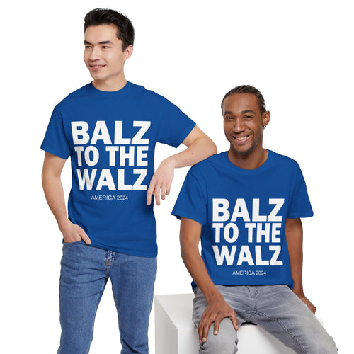 Balz To The Walz | Harris Walz Unisex Heavy Cotton Tee