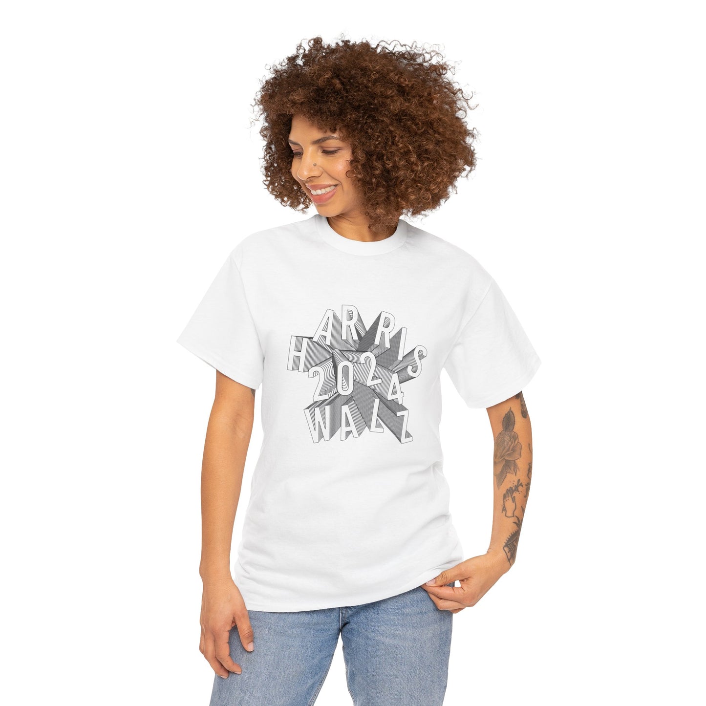 Harris Walz Motion | Unisex Heavy Cotton Tee