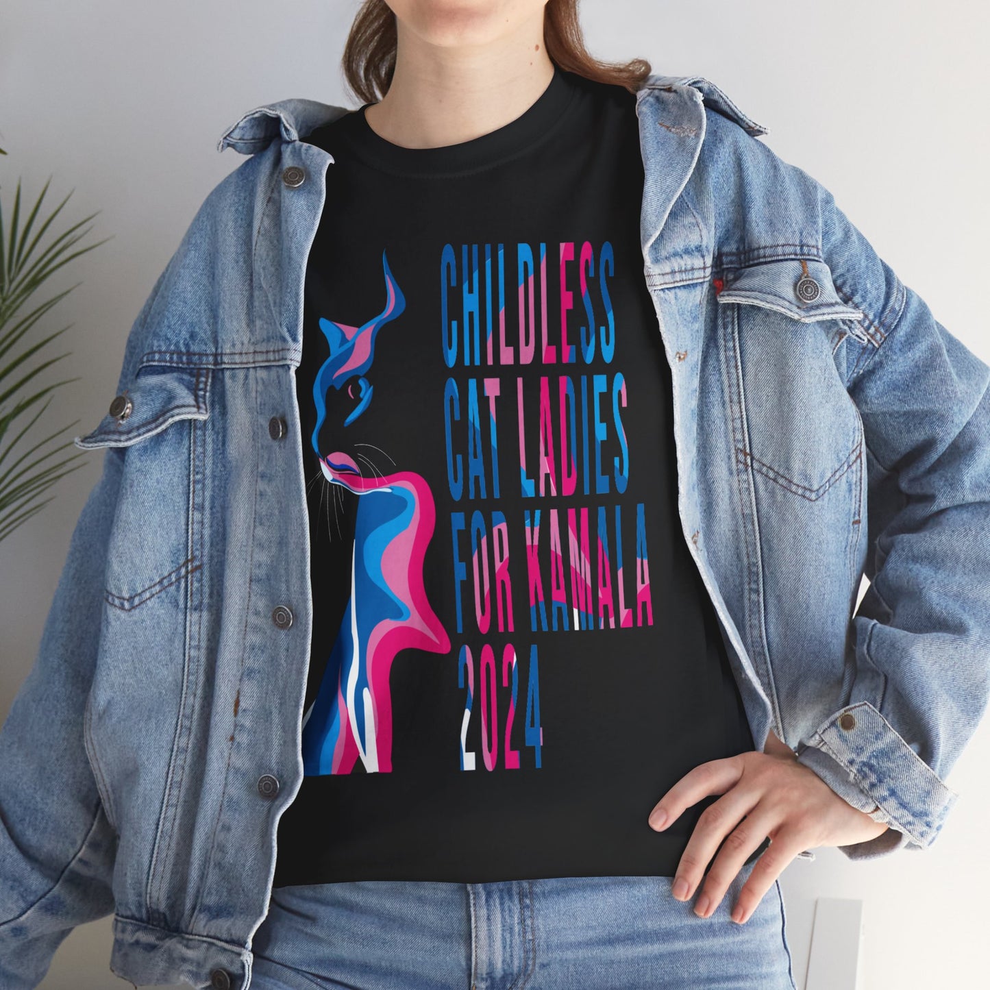 Childless Cat Ladies For Kamala | Unisex Heavy Cotton Tee