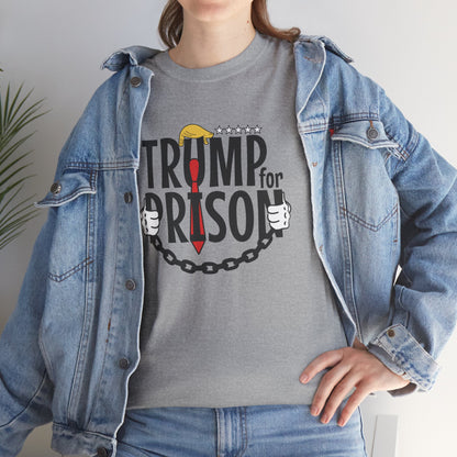 Trump for Prison 1 | Unisex Heavy Cotton Tee