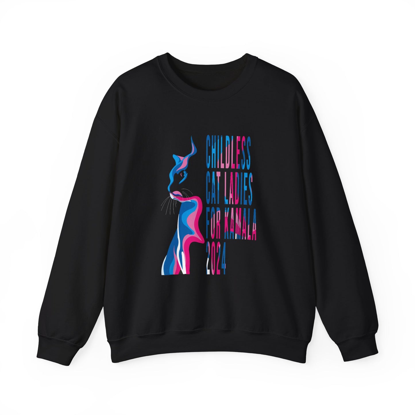 Childless Cat Ladies for Kamala | Unisex Heavy Blend™ Crewneck Sweatshirt