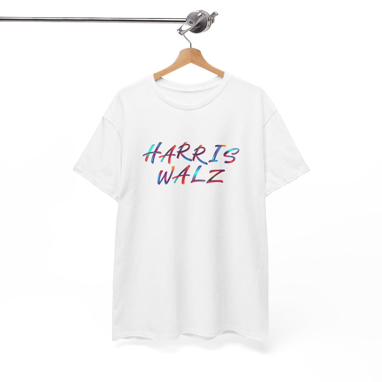 Harris Walz Brush Effect | Unisex Heavy Cotton Tee