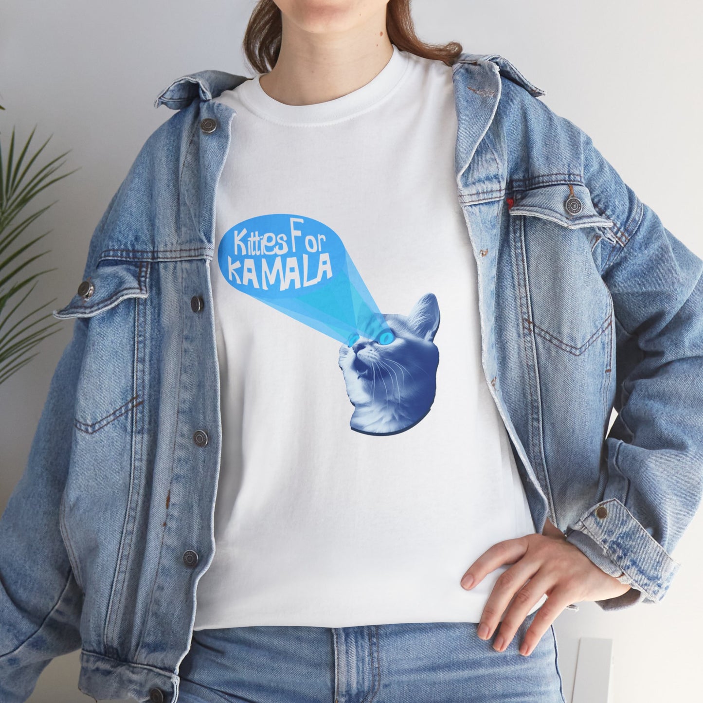 Kitties For Kamala | Unisex Heavy Cotton Tee