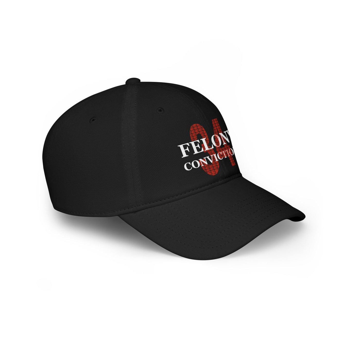 34 Felony Convictions | Low Profile Baseball Cap