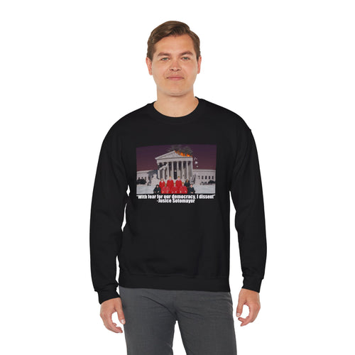 Democracy Supreme Justice | Unisex Heavy Blend™ Crewneck Sweatshirt