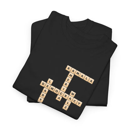 Harris Walz Scrabble | Unisex Heavy Cotton Tee