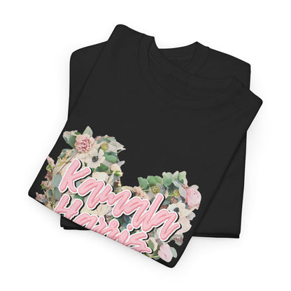 Kamala Harris Heart Flowers Arianators | Unisex Heavy Cotton Tee