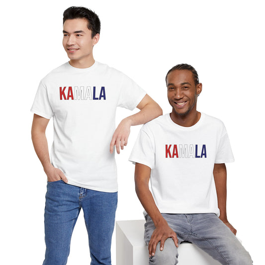 Kamala Red White Blue | Unisex Heavy Cotton Tee