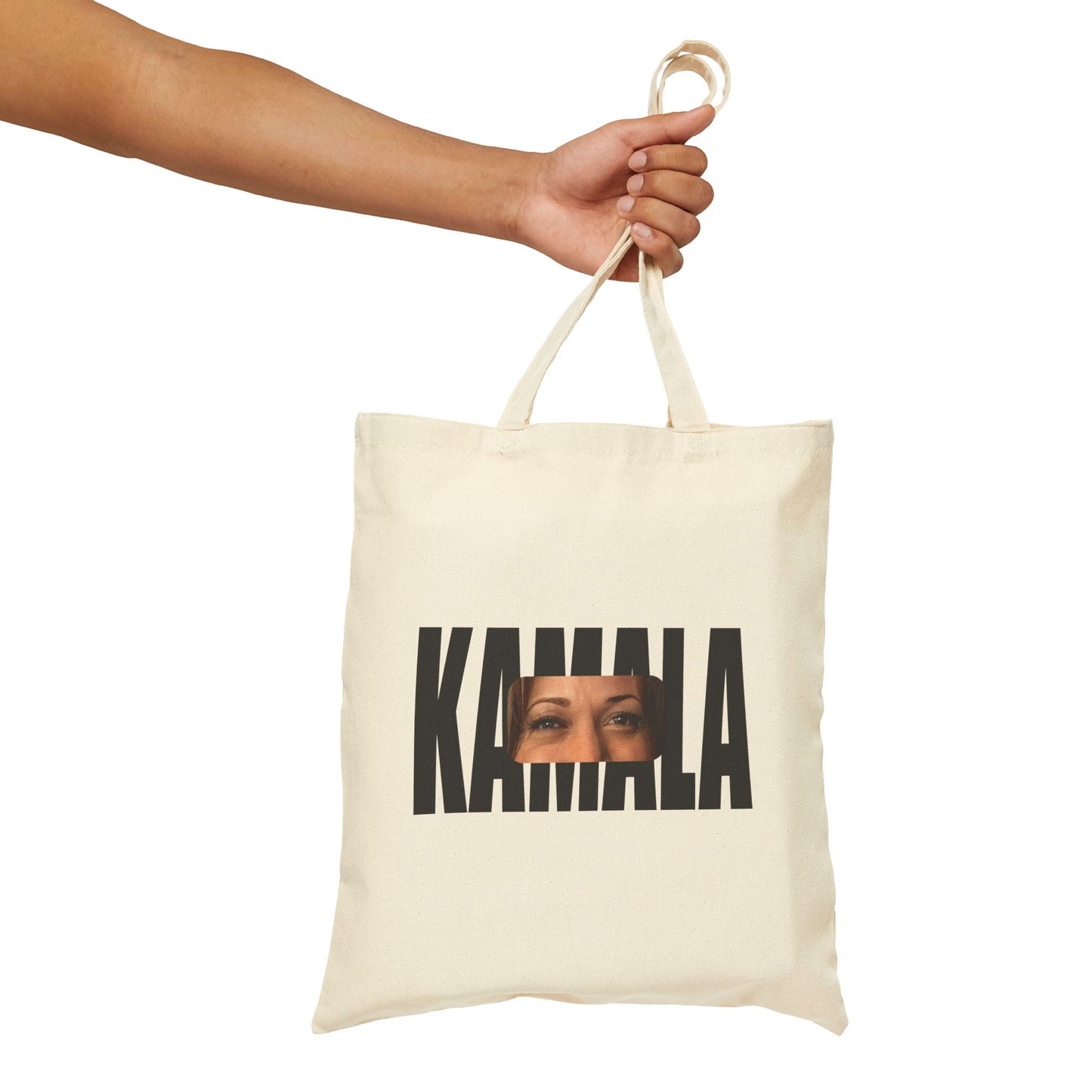 Kamala Eyes | Cotton Canvas Tote Bag