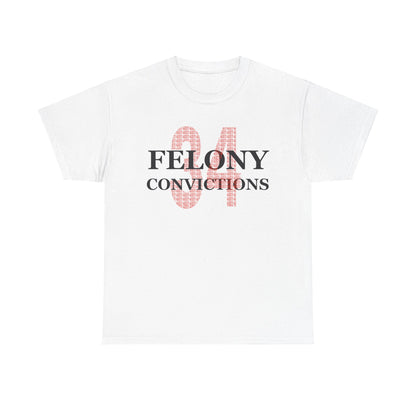 34 Felony Conviction | Anti Trump Unisex Heavy Cotton Tee