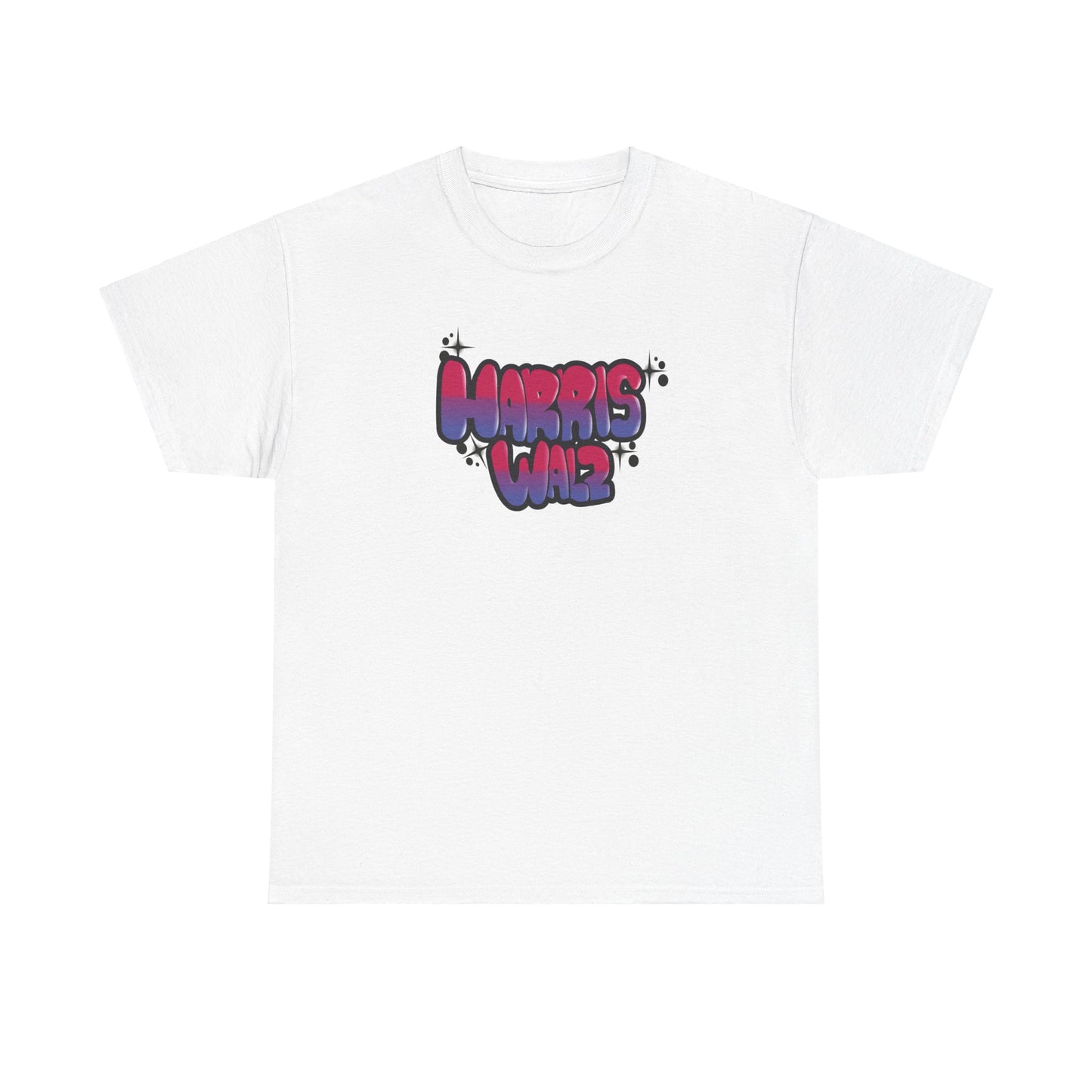 Harris Walz Freedom Not like Us Graffiti | Double Sided Unisex Heavy Cotton Tee