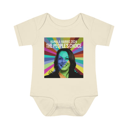 Rainbow Face Kamala The Peoples Choice | Infant Baby Rib Bodysuit