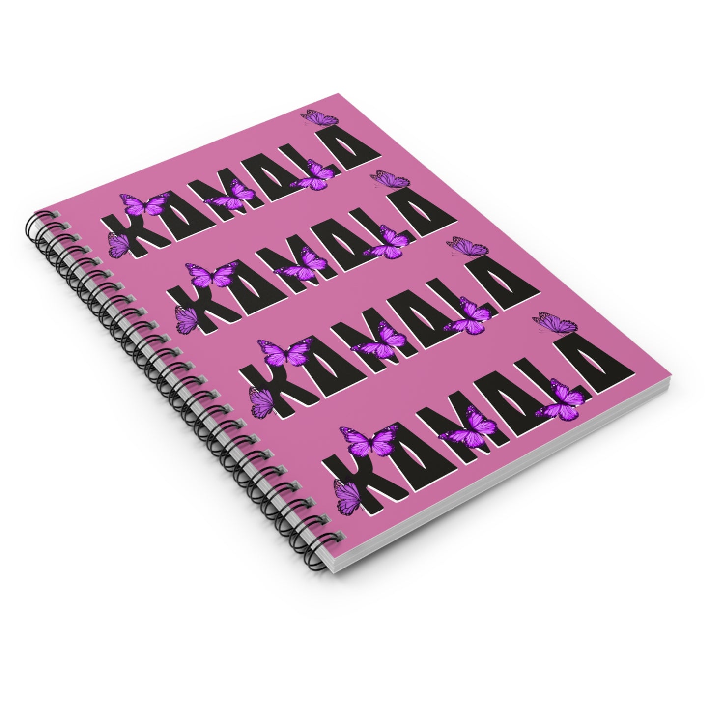 Kamala Butterfly Spiral Notebook - Ruled Line