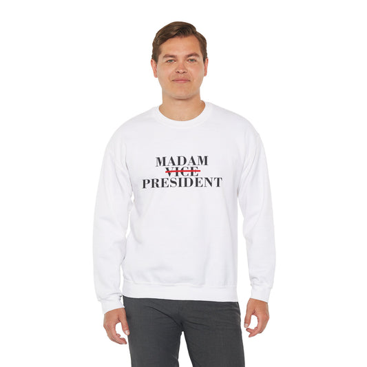 Madam Vice President | Unisex Heavy Blend™ Crewneck Sweatshirt