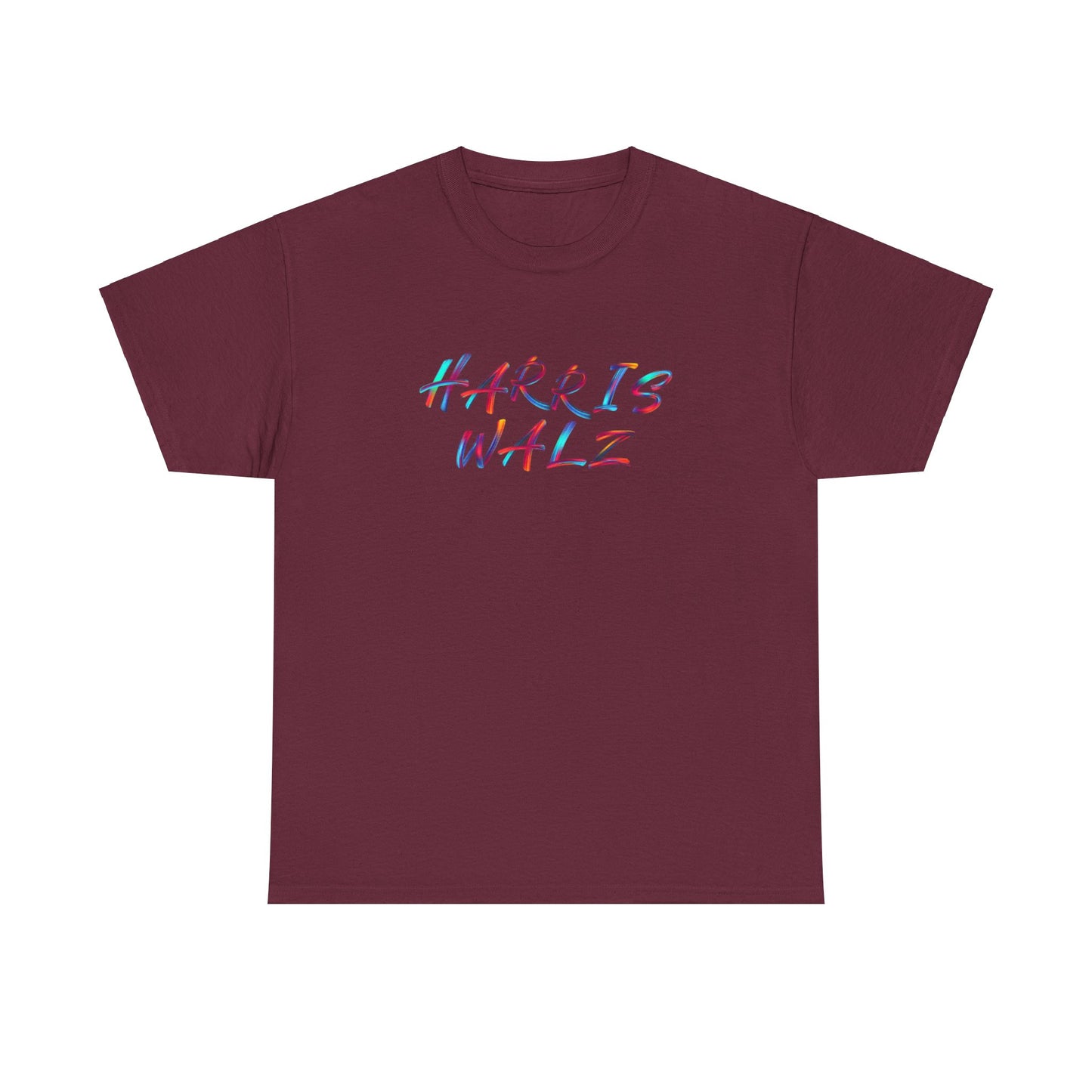 Harris Walz Brush Effect | Unisex Heavy Cotton Tee