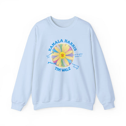 Harris Walz Spreading Joy | Unisex Heavy Blend™ Crewneck Sweatshirt