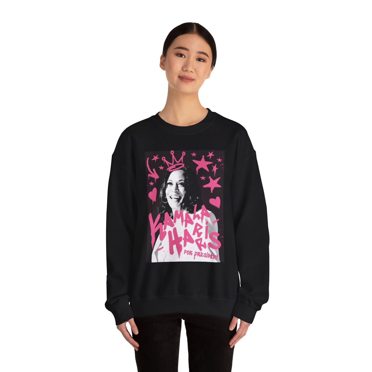 Kamala Harris for President | Unisex Heavy Blend™ Crewneck Sweatshirt