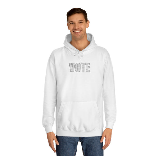 Vote Democracy | Unisex College Hoodie